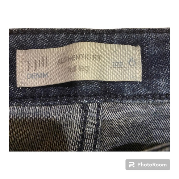 J. Jill Patch Pocket Wide Leg Jeans - Picture 3 of 6